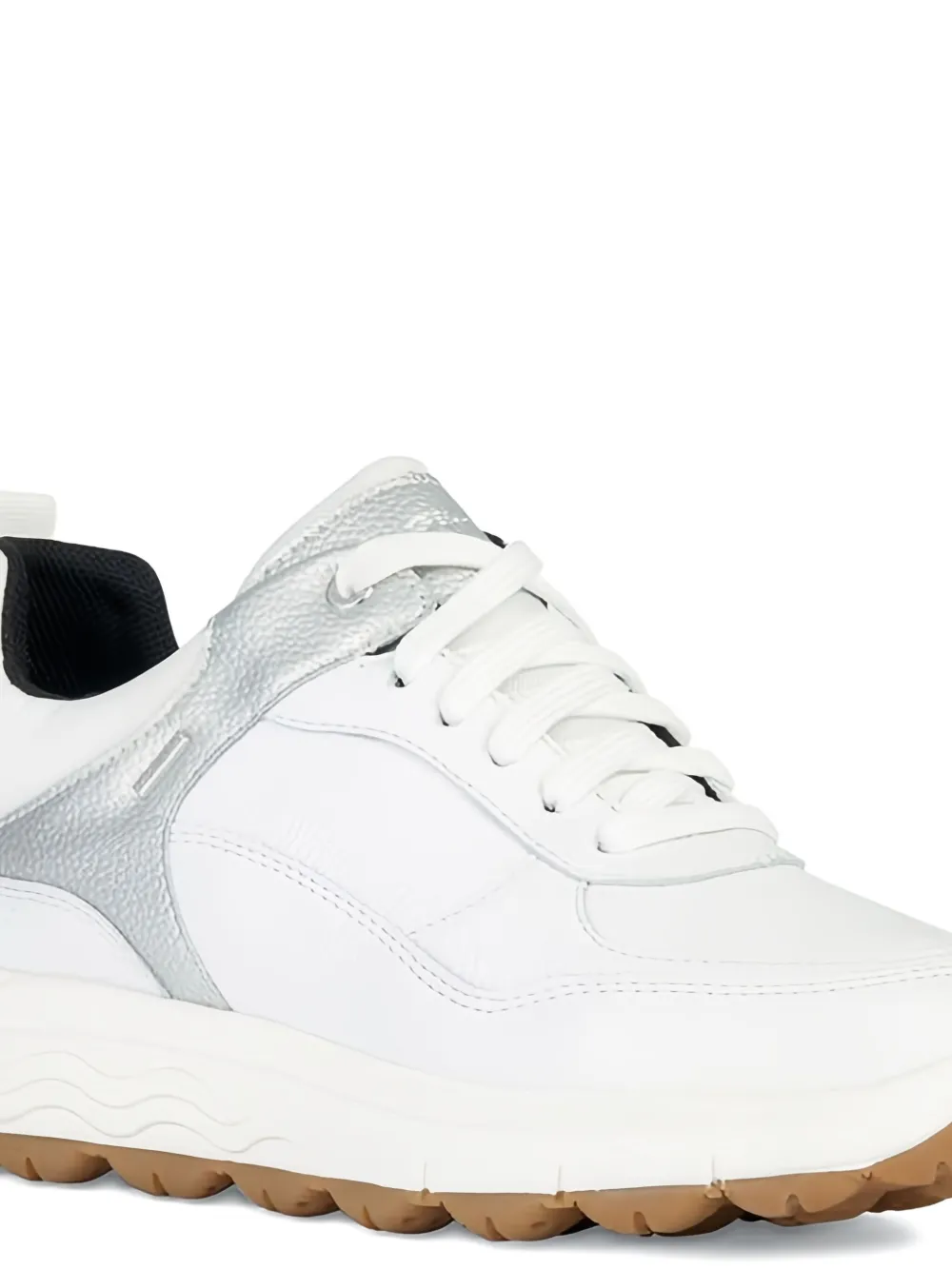 Geox Spherica 4x4 metallic-panel leather sneakers | Low-Tops | Image 2