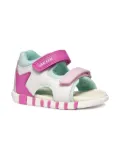 Geox Kids Iupidoo star detail open-toe sandals - White