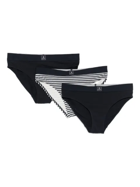 Marc O'Polo logo-waistband briefs (pack of three)