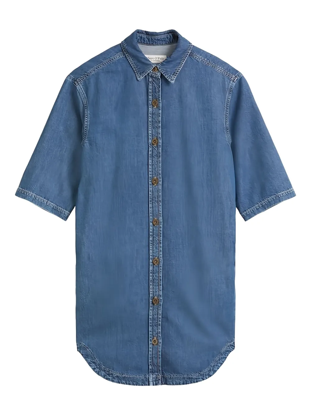 Marc O'Polo Denim blousejurk Blauw
