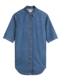 Marc O'Polo button-up denim shirt dress - Blue