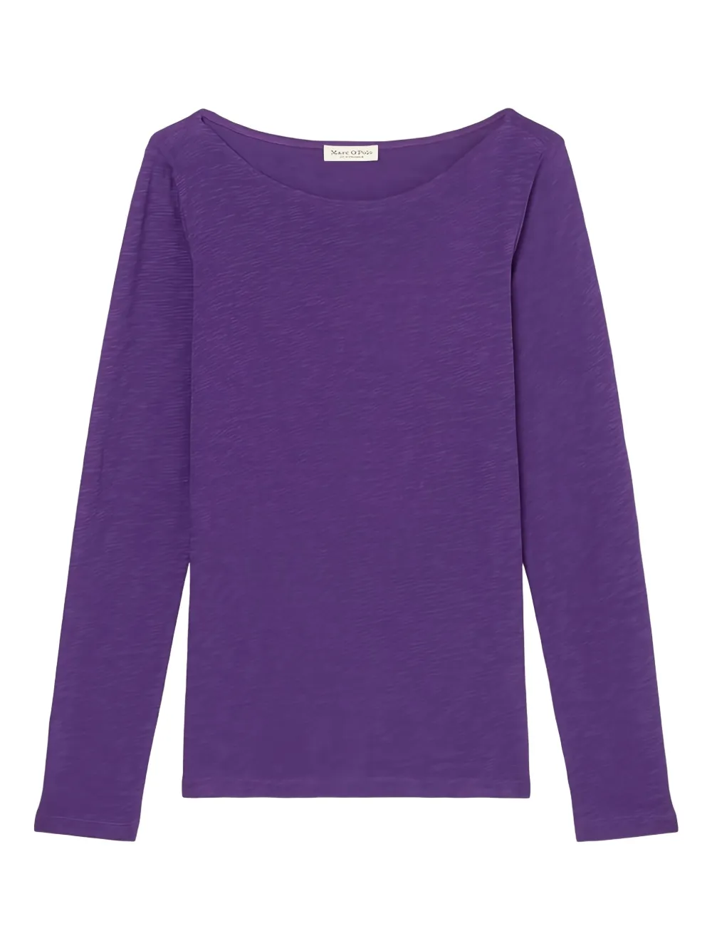 Marc O'Polo long-sleeve boat-neck top | Purple | Image 1