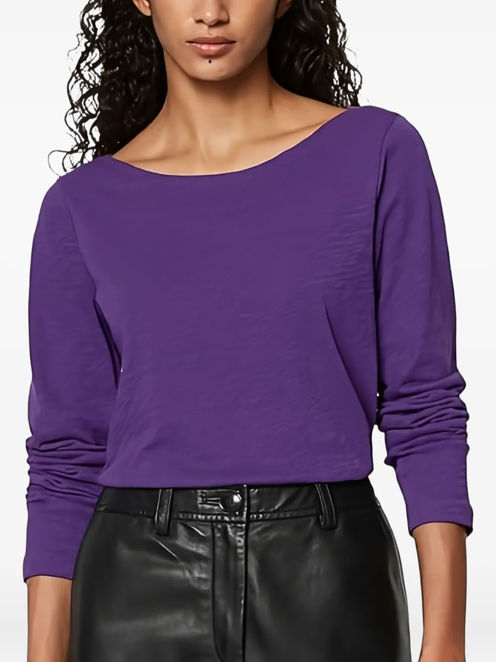 Marc O'Polo long-sleeve boat-neck top | T-Shirts & Jersey Shirts | Image 2