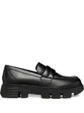 Geox Hilde penny-strap platform loafers - Black