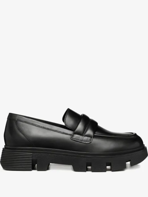 Geox Hilde penny-strap platform loafers