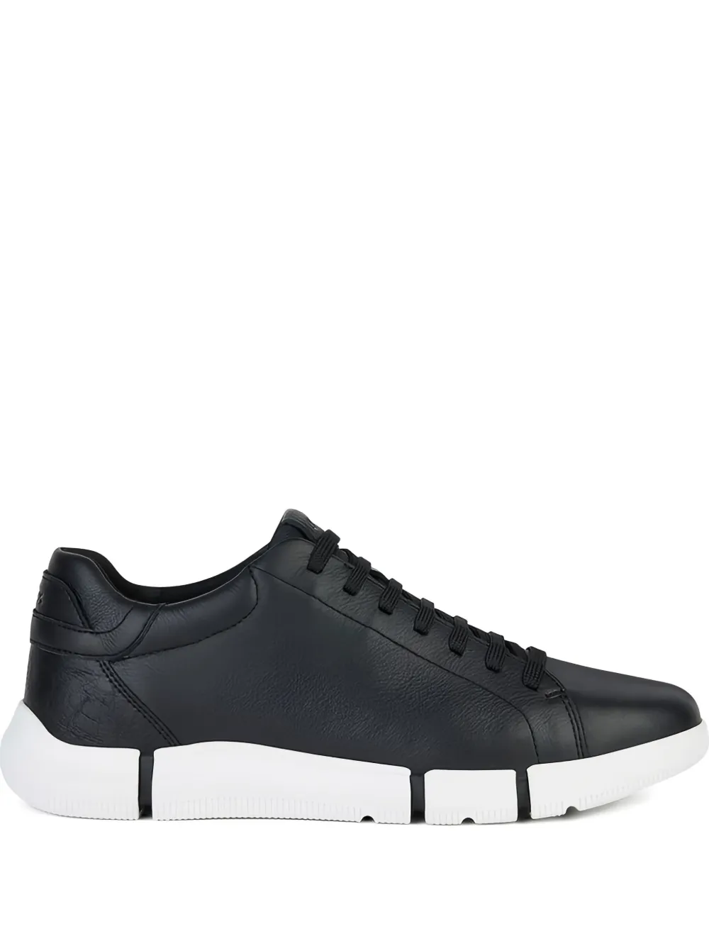 Geox Adacter leather lace-up sneakers Black
