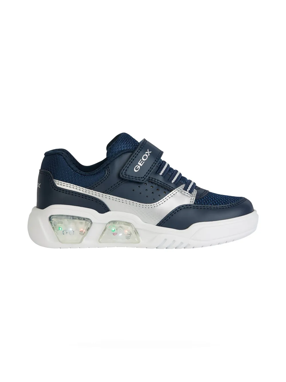 Geox Kids Illuminus light-up sneakers Blue