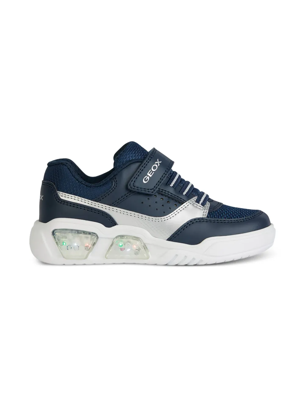 Geox Kids Illuminus light-up sneakers Blue