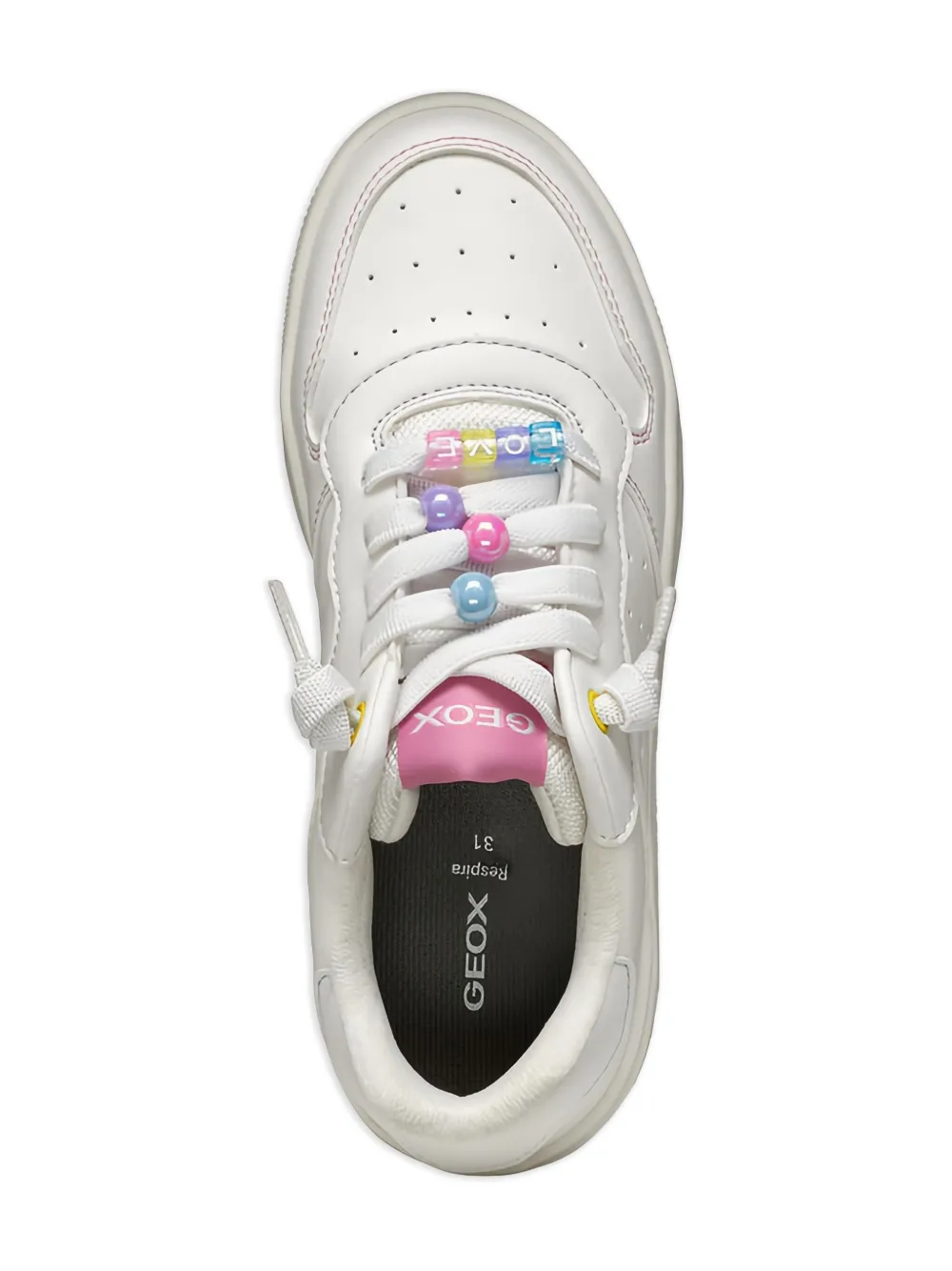 Geox Kids Washiba sneakers Wit