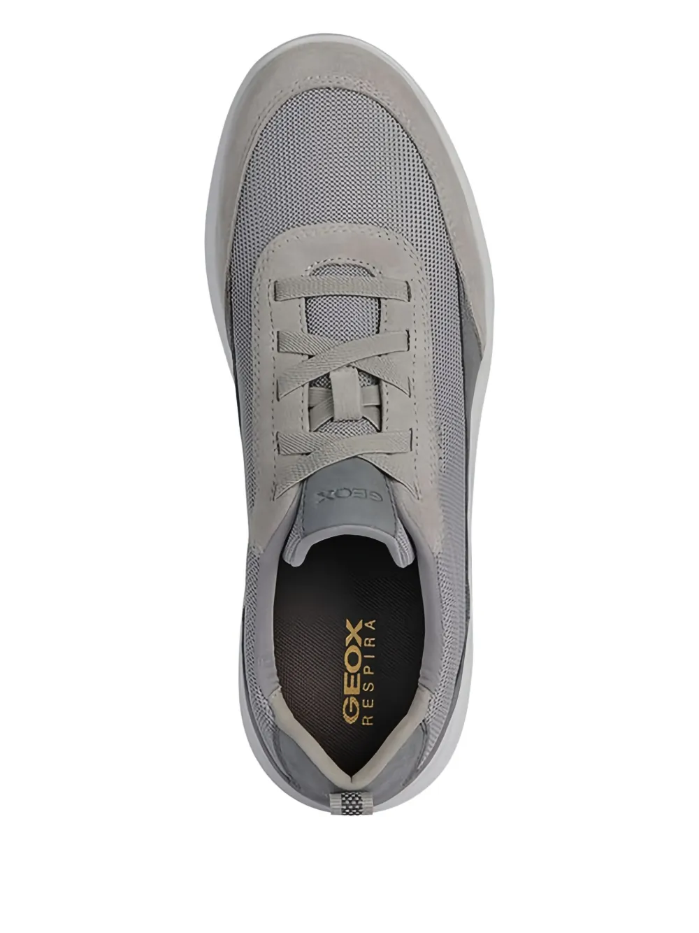 Geox Spherica mesh suede trainers Grey