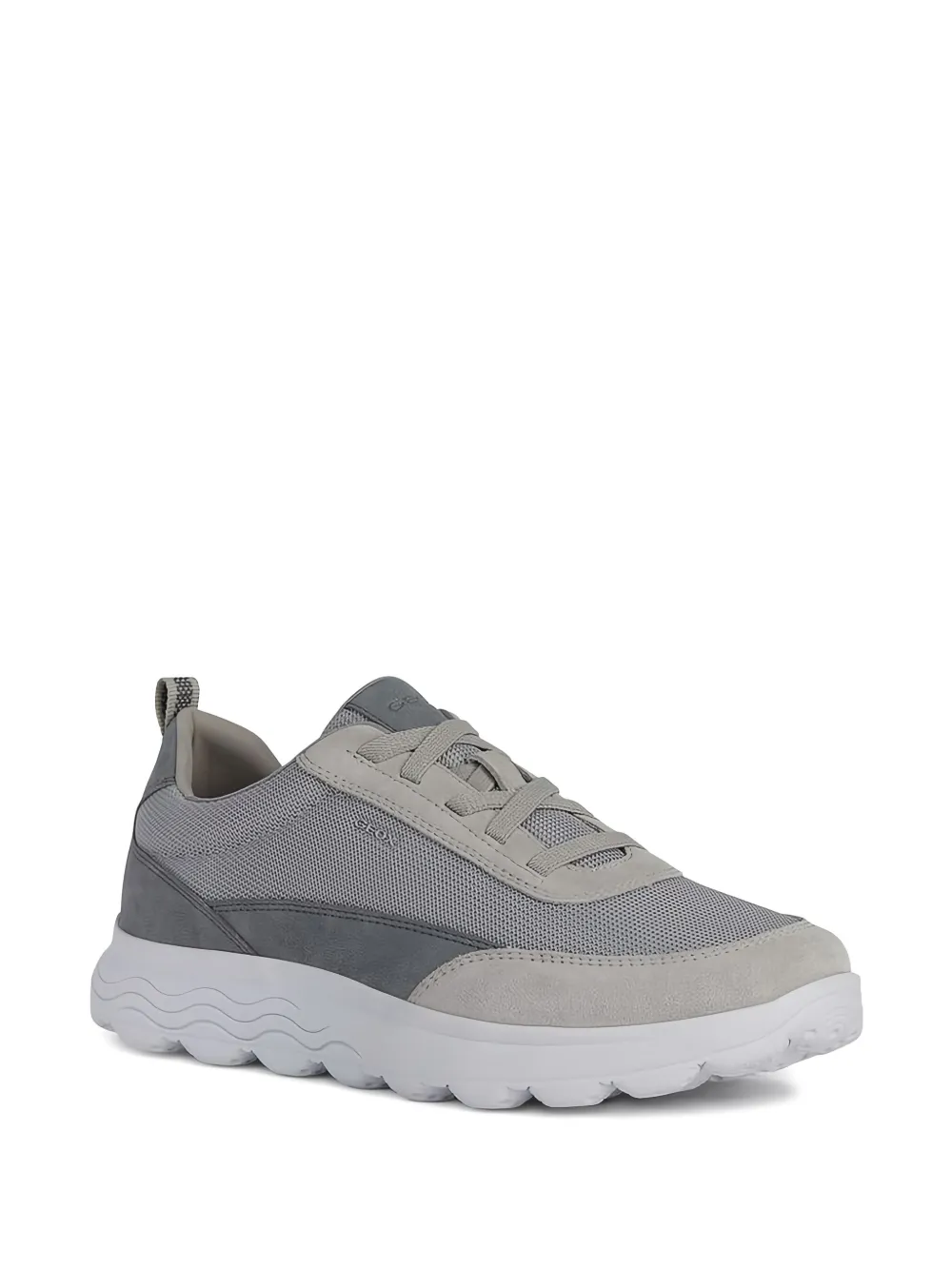 Geox Spherica mesh suede trainers Grey
