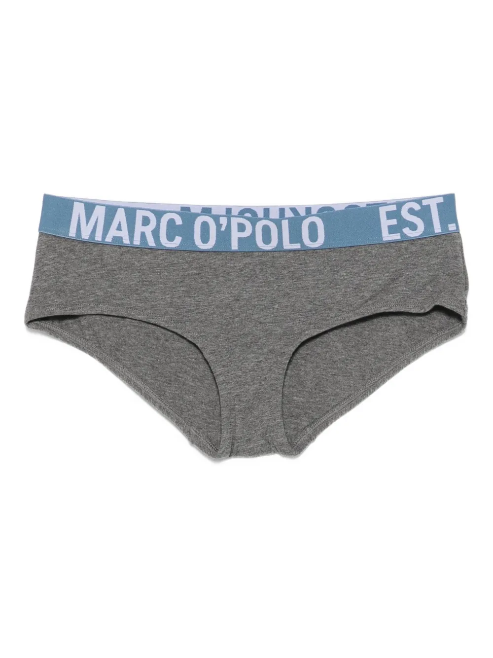 Marc O'Polo logo-printed waistband briefs (pack of three) - Grijs