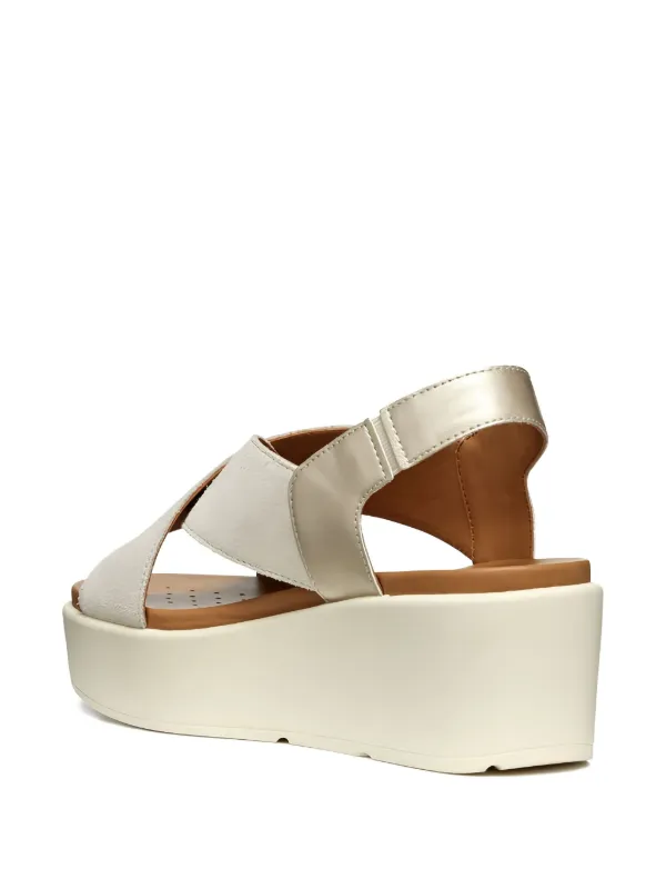Geox Women's Slingback Sandals - Platform Wedge With Breathable Patented Sole - View #11