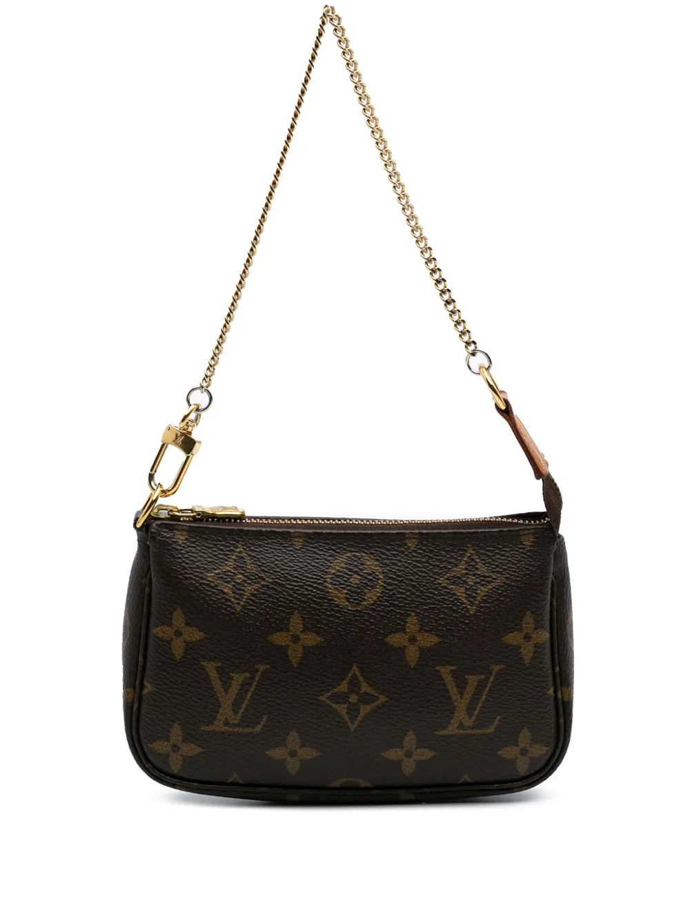 Louis Vuitton Pre-Owned 2020 Monogram Mini Pochette Accessoires handbag | Brown | Image 1
