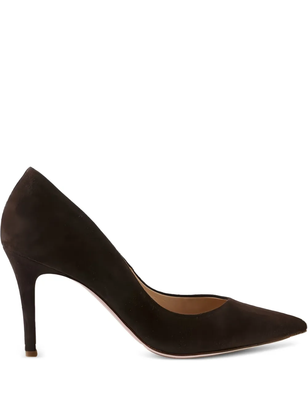 Hogl Boulevard suede pointed-toe pumps Brown