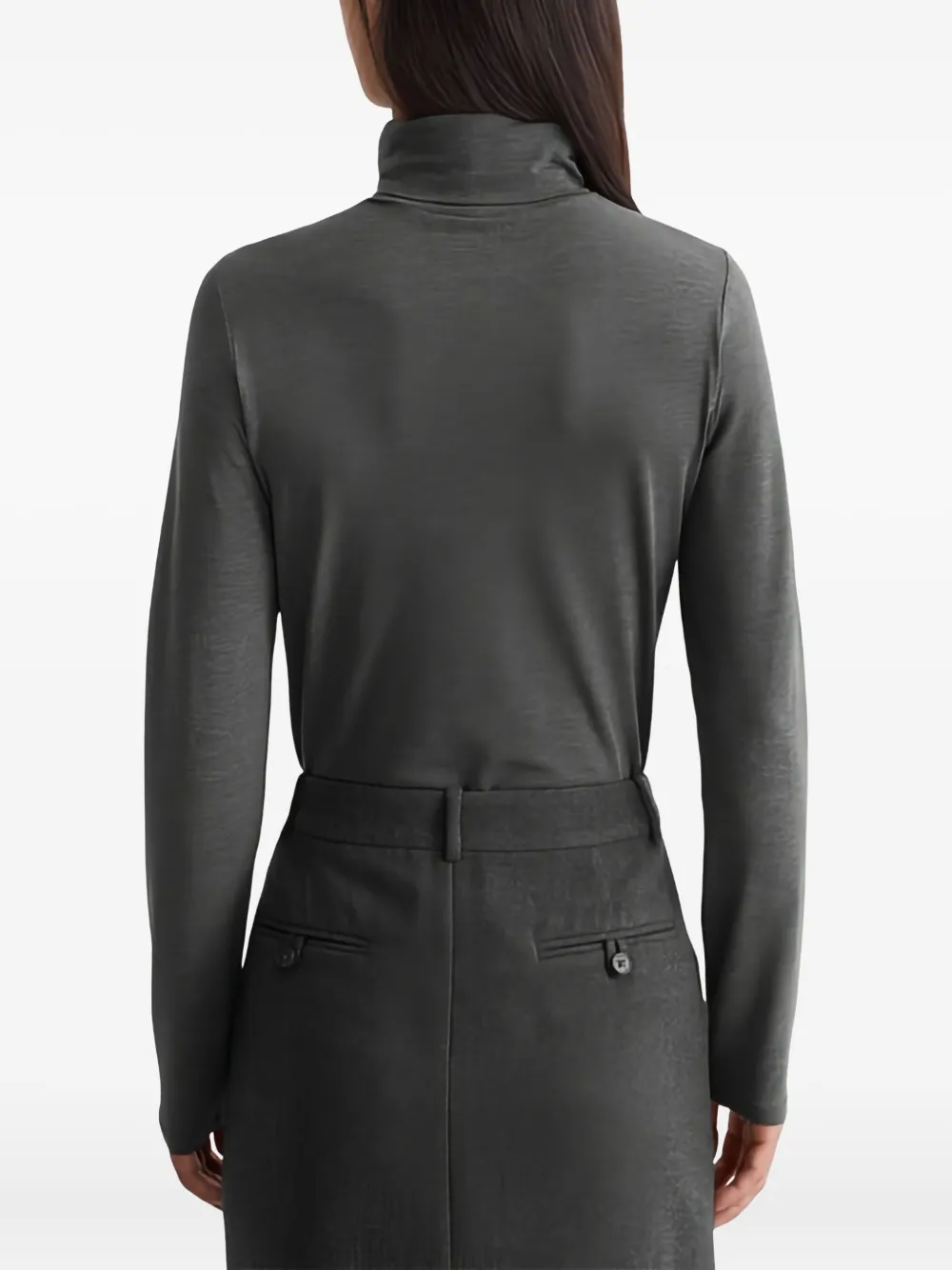 Marc O'polo Turtleneck Long-sleeves Top In Blue