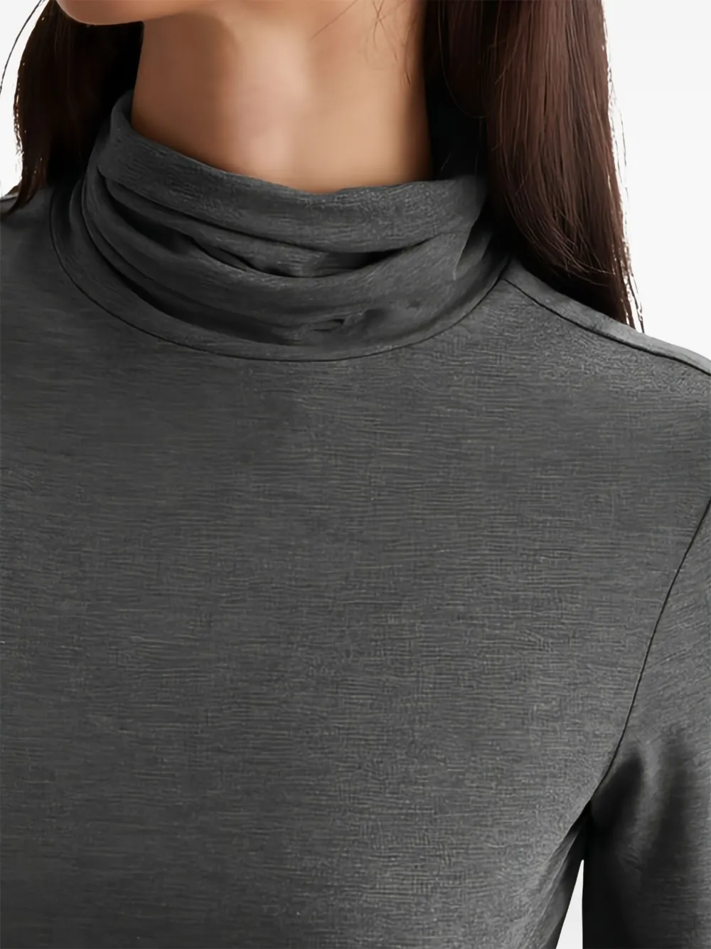 Marc O'polo Turtleneck Long-sleeves Top In Blue