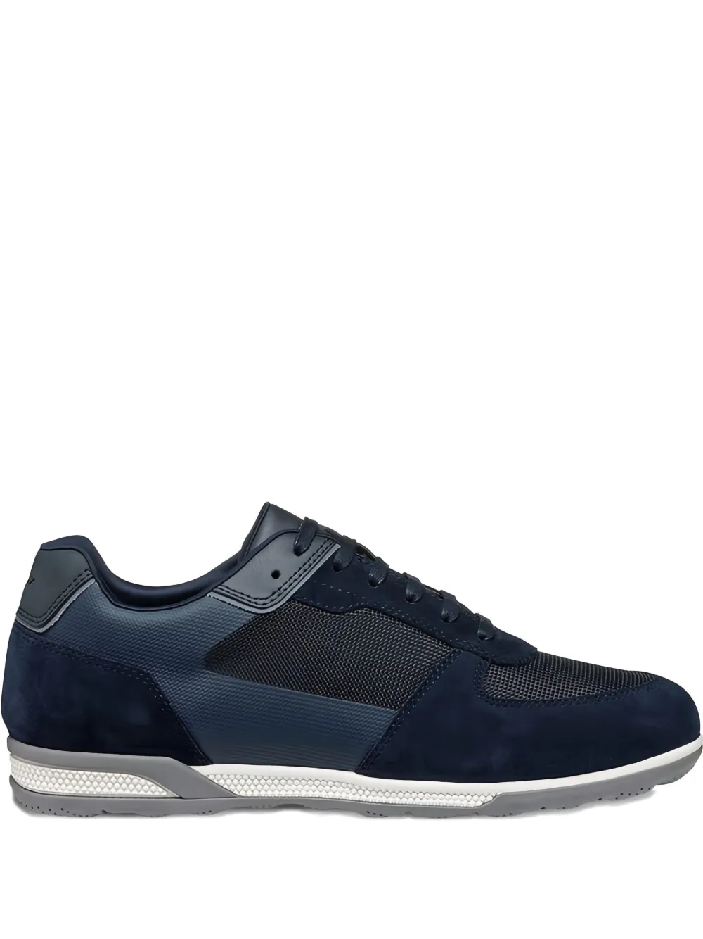 Geox Spherica Actif mesh-panel suede sneakers - Blu