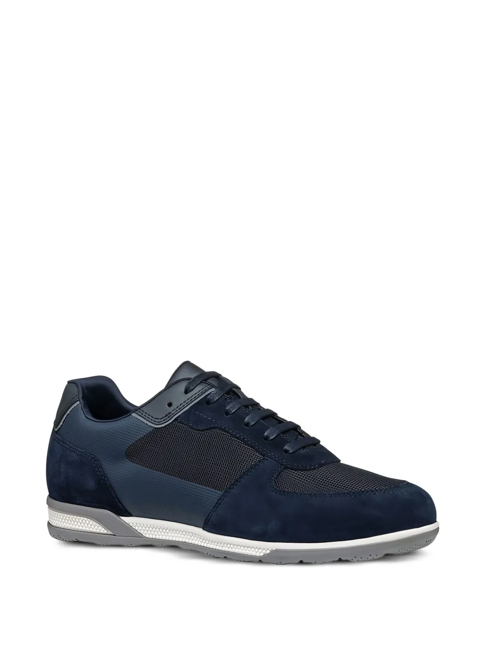 Geox Spherica Actif mesh-panel suede sneakers Blue