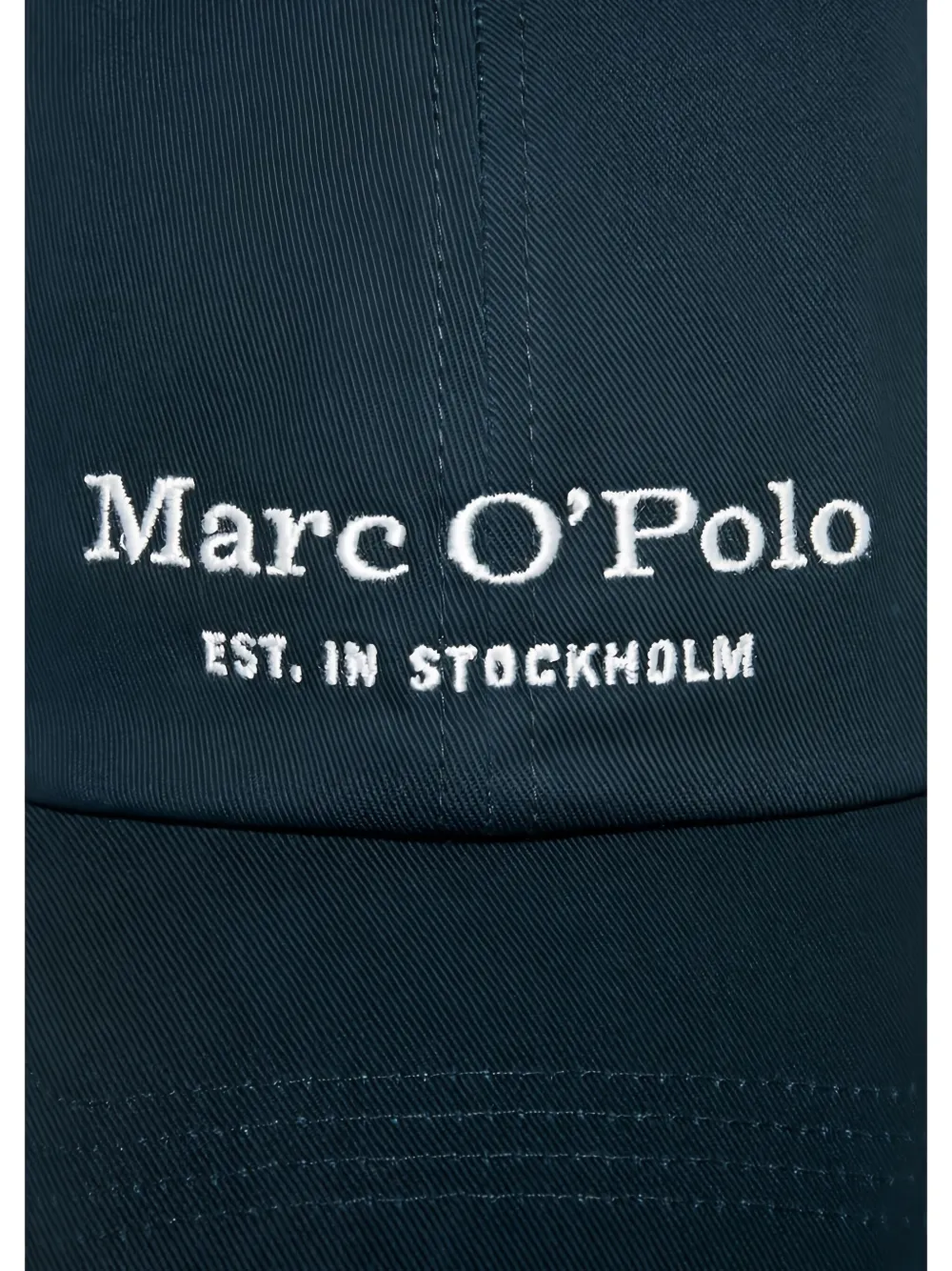 Marc O'Polo Honkbalpet met geborduurd logo Blauw