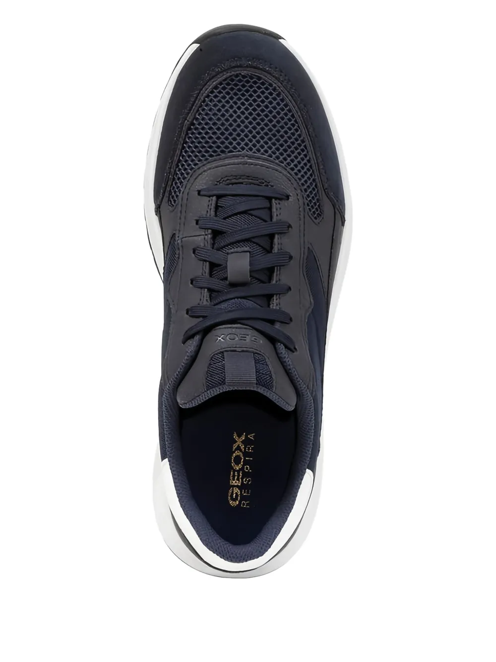 Geox Molveno mesh panel trainers Blue