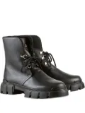 Hogl Winter chunky-sole lace-up ankle boots - Black