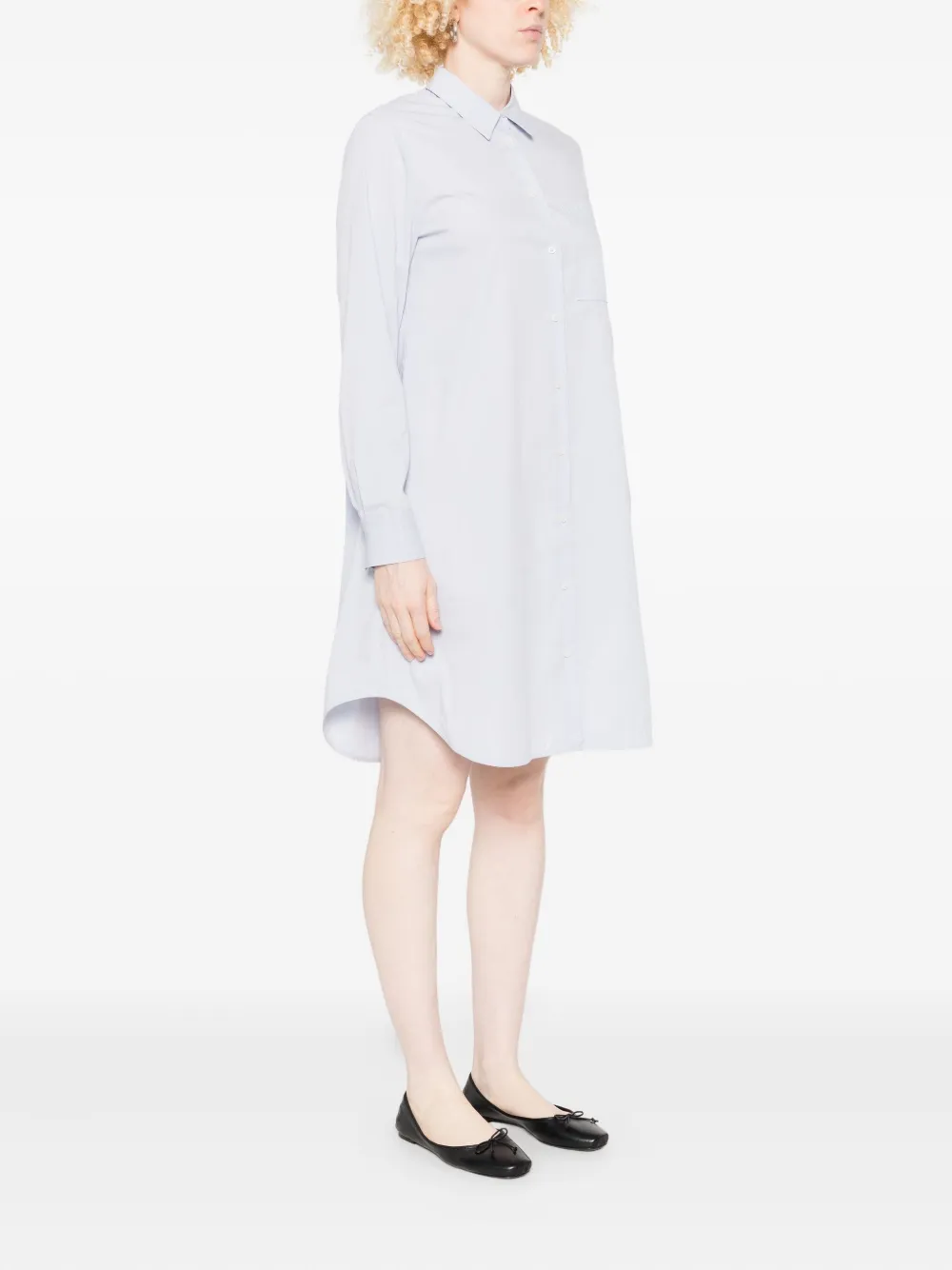 Marc O'Polo button-down shirt dress Blauw