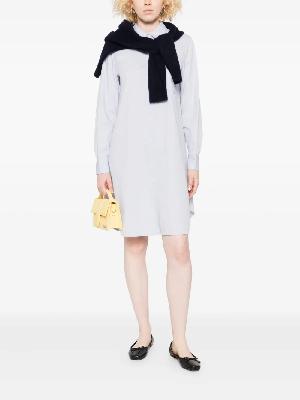 Marc O'Polo button-down shirt dress Blauw