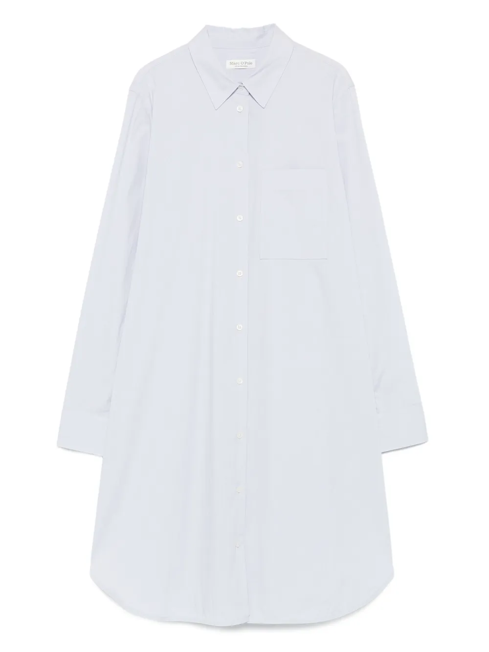 Marc O'Polo button-down shirt dress Blauw