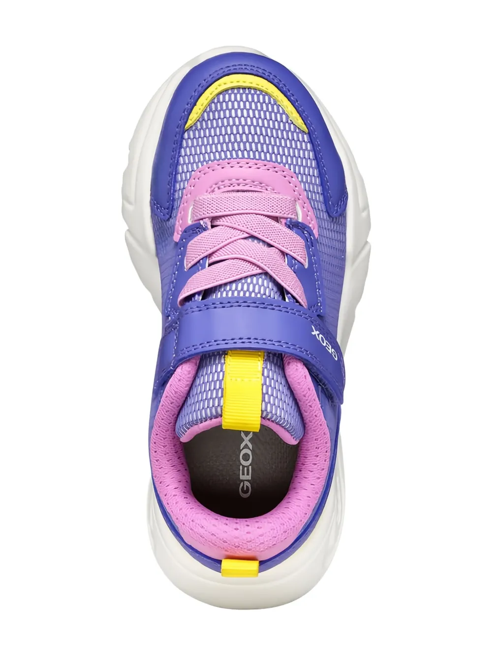 Geox Kids Loftus mesh-panelled sneakers Purple