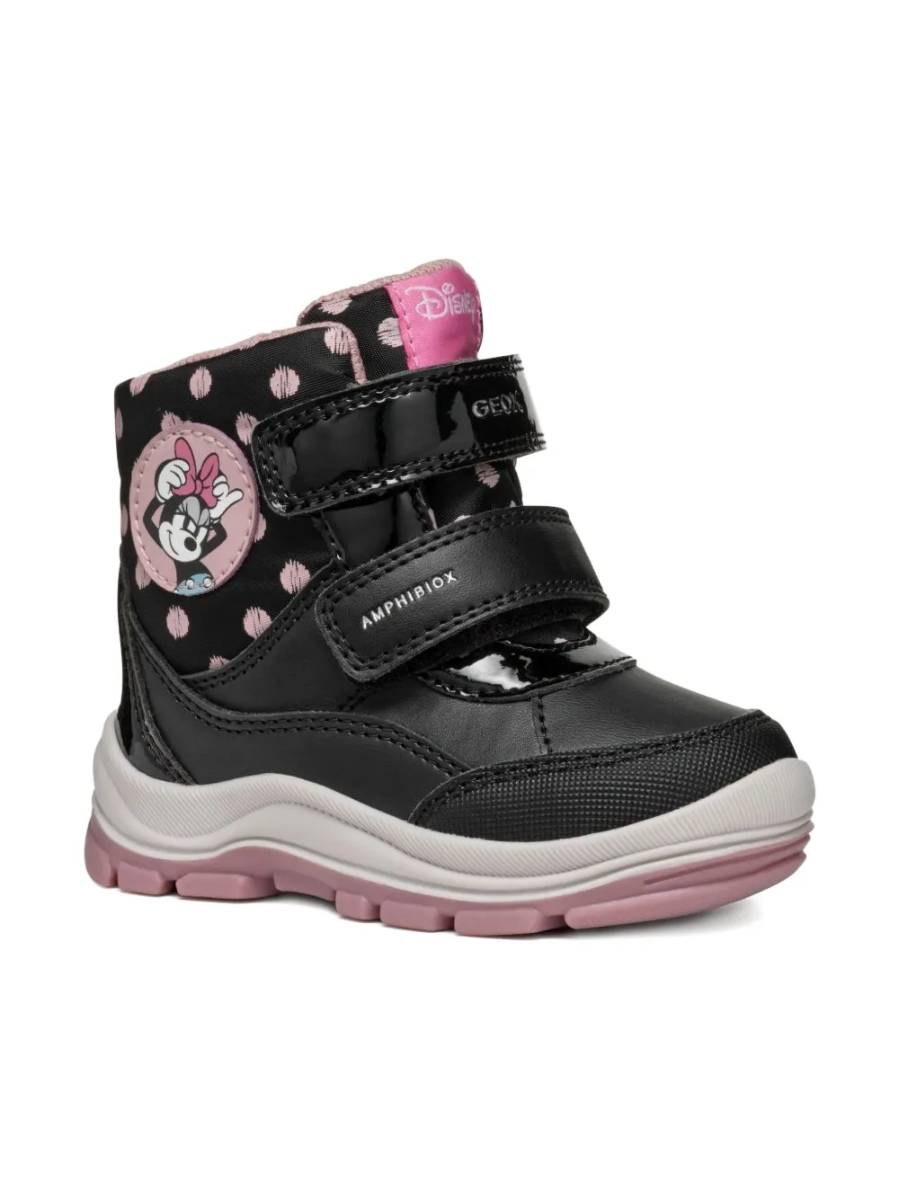 Geox Kids polka-dot ankle boots Black