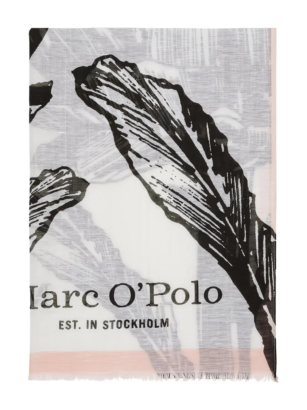 Marc O'Polo Sjaal met bloemenprint Wit