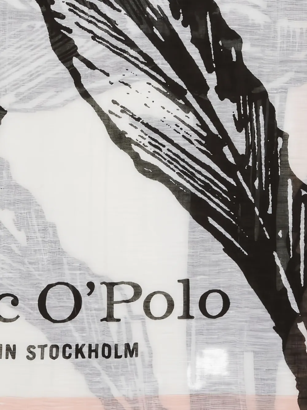 Marc O'Polo Sjaal met bloemenprint - Wit