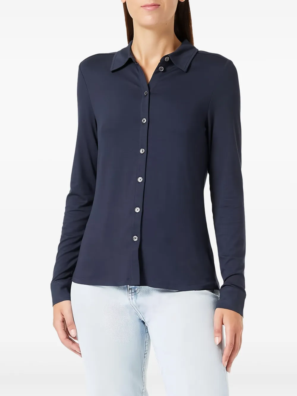 Marc O'Polo button-up long-sleeve shirt | Blue | Image 1