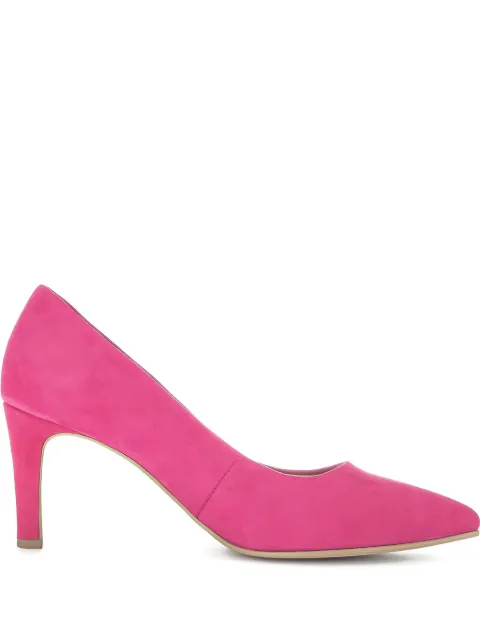 GABOR 70mm suede pointed-toe pumps