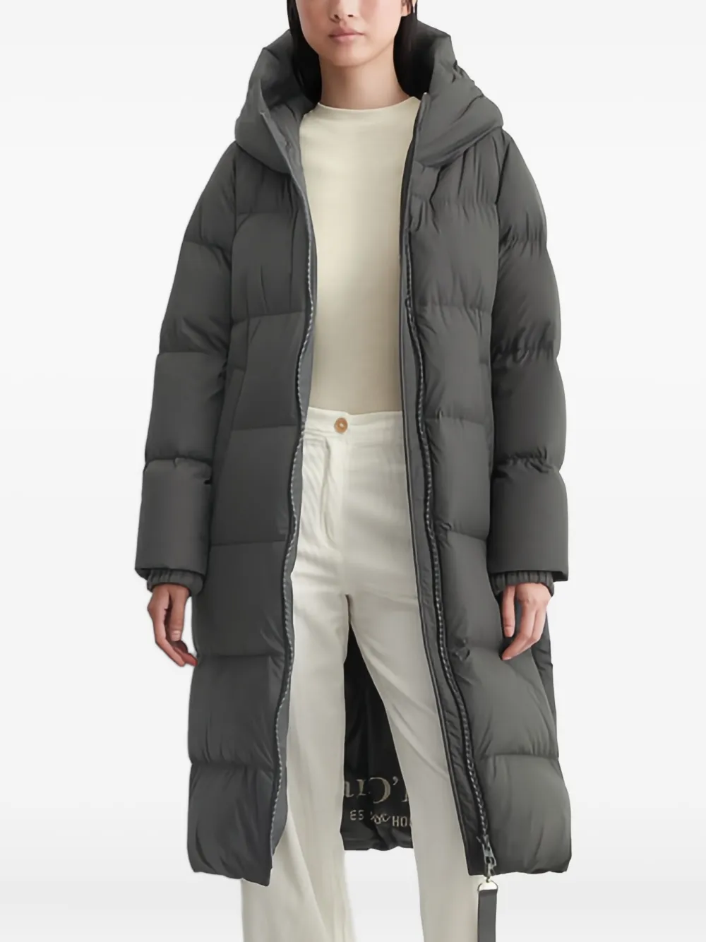 Marc O'Polo Gewatteerde jas met capuchon Grijs