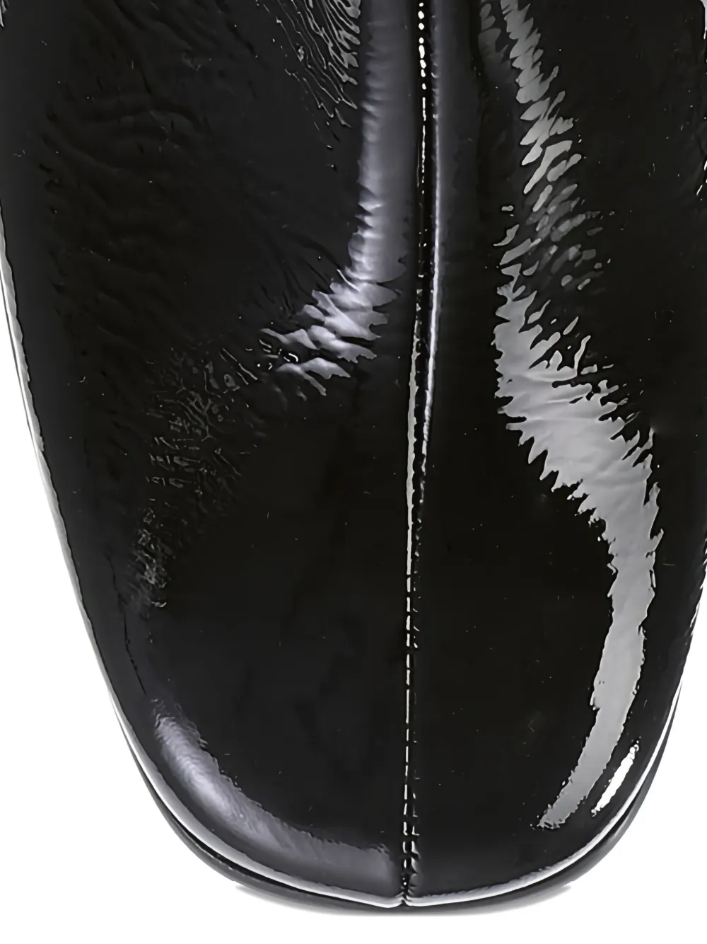 Hogl Lou block-heel patent ankle boots Black