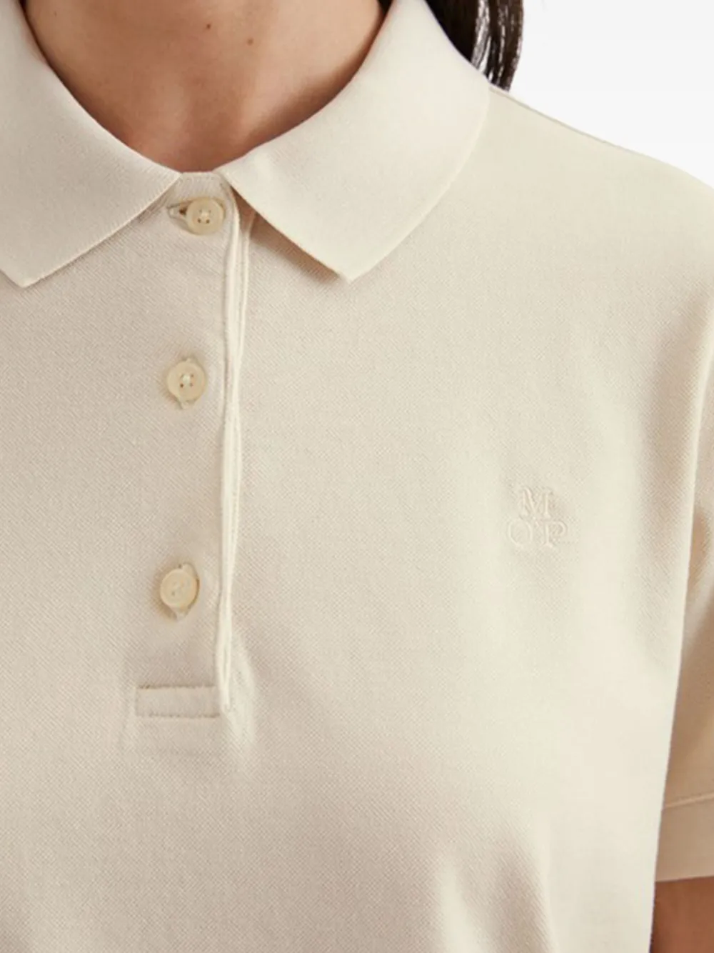 Marc O'Polo Piqué poloshirt Beige