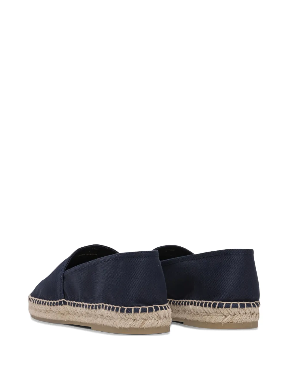 Prada Espadrilles met Triangle-logo Blauw
