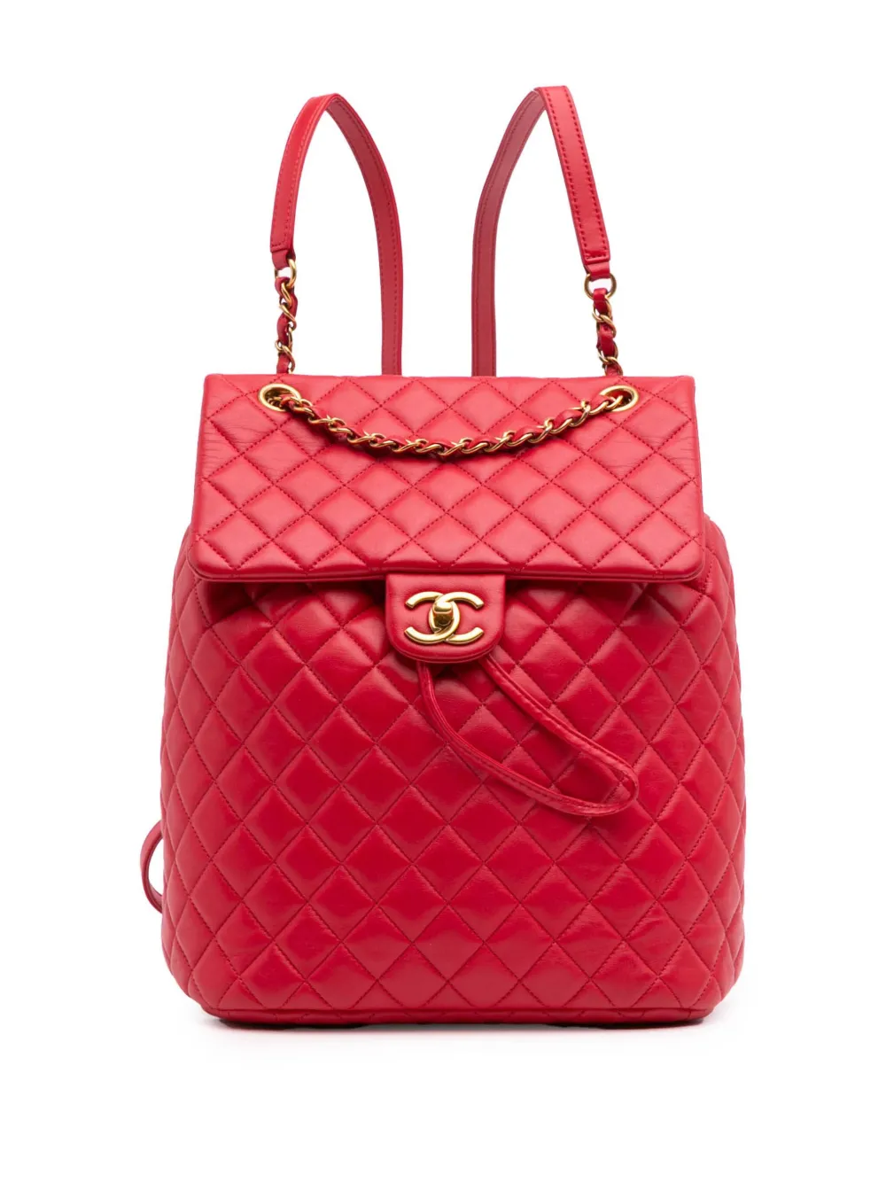Pre-owned Chanel 2016-2017 Medium Lambskin Urban Spirit Backpack