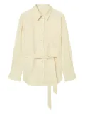 Marc O'Polo belted button-up shirt - Neutrals