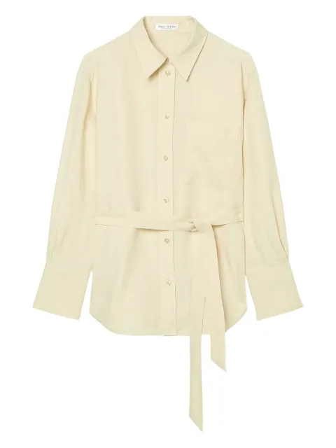 Marc O'Polo belted button-up shirt
