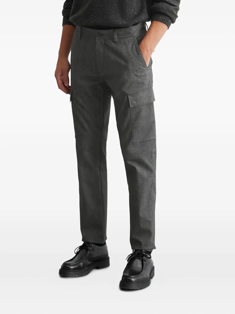 Marc O'Polo Pantalon met cargo zakken Grijs