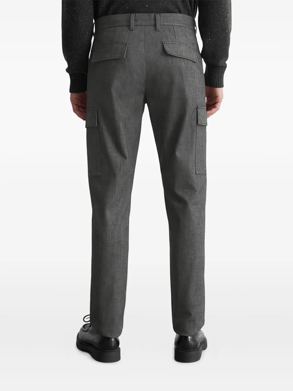 Marc O'Polo Pantalon met cargo zakken Grijs
