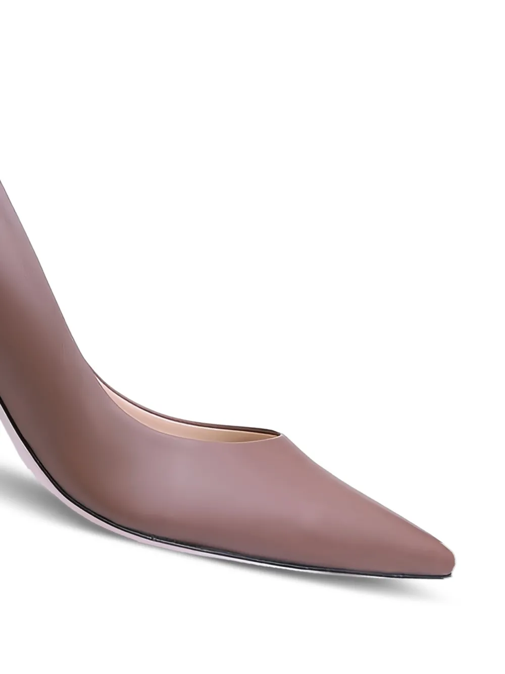 Hogl 85mm Boulevard pointed-toe pumps Brown