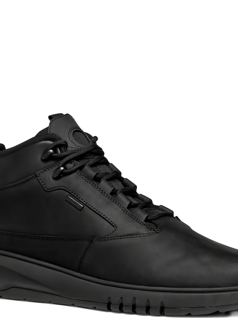 Geox Aerantis lace-up leather boots Black