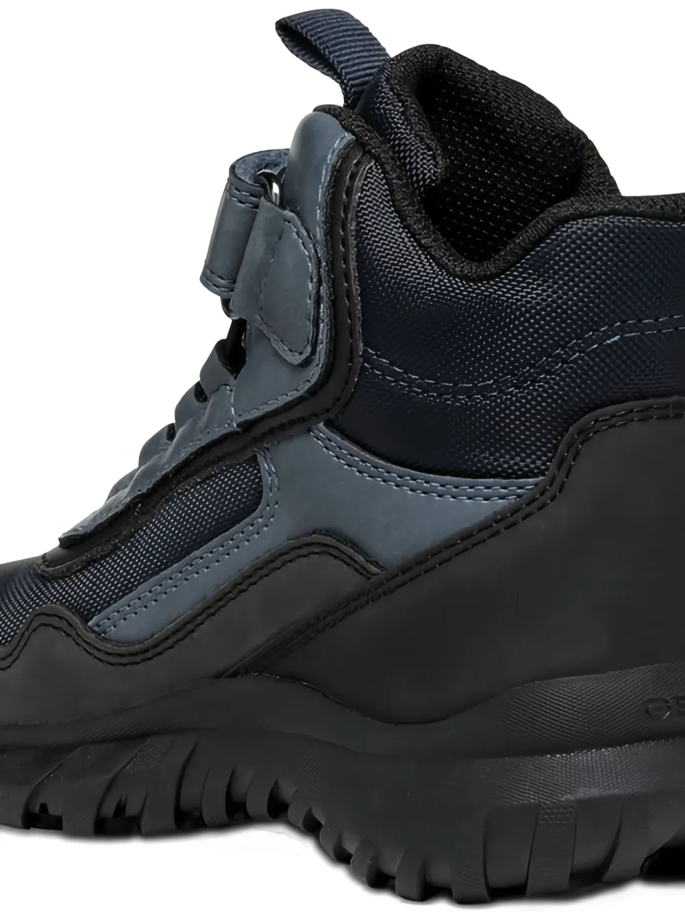 Geox Simbyos Abx Boy Black/dark Grey In Black
