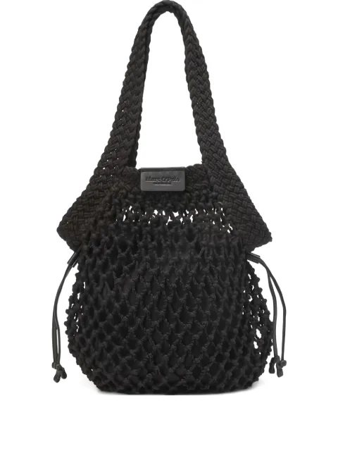 Marc O'Polo knitted drawstring tote bag