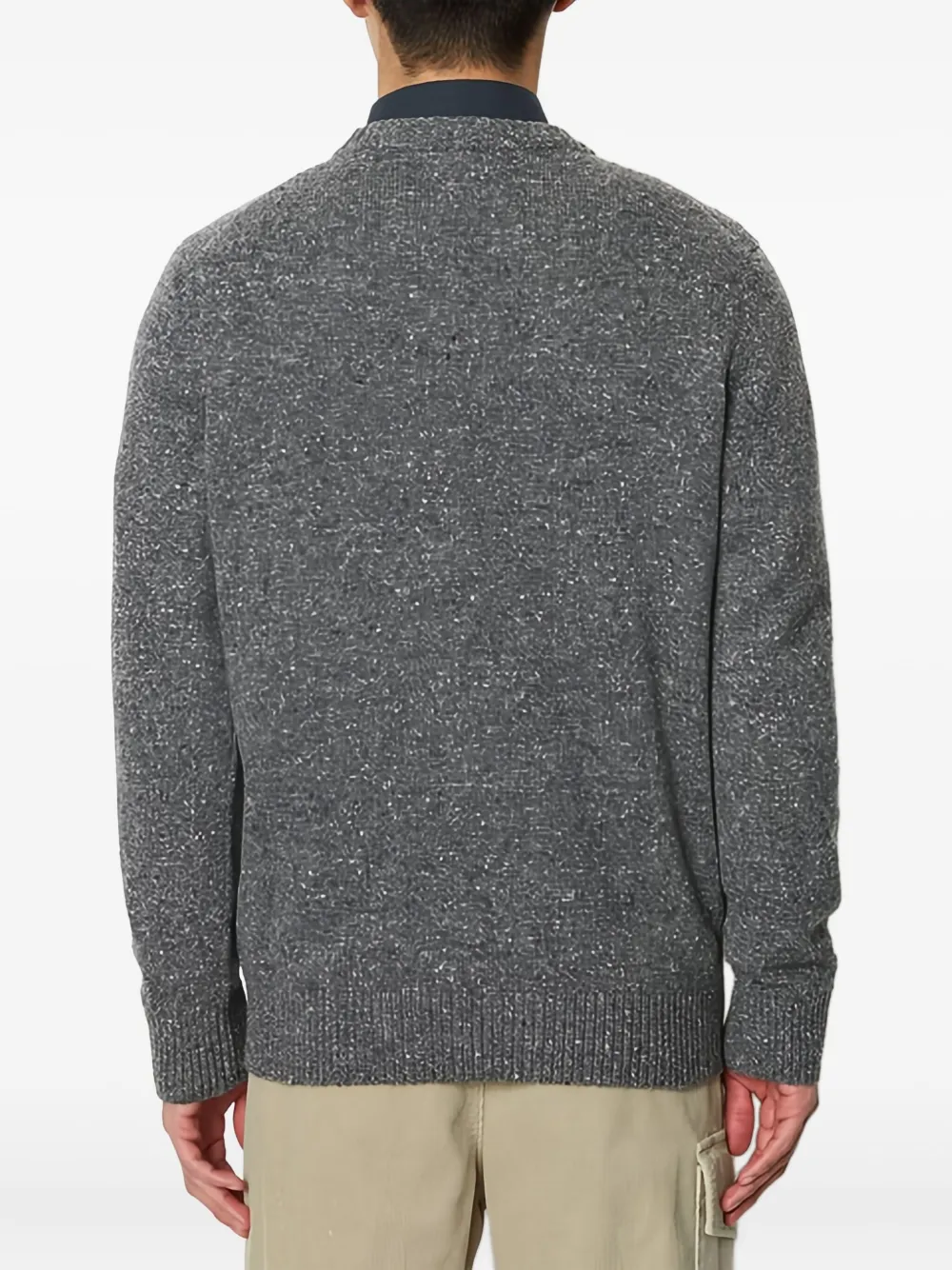 Marc O'Polo Trui met ronde hals Grijs