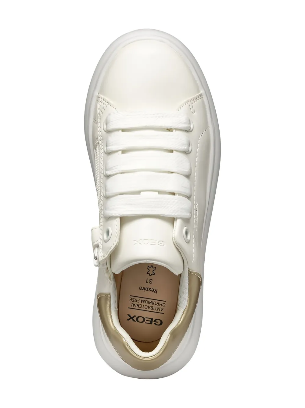 Geox Kids lace-up sneakers White